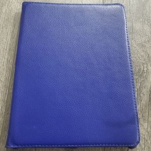 Blue leather IPad case